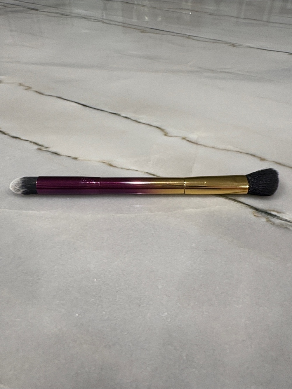 Tarte Dual-Ended Eyeshadow & Blending Brush - Purple/Gold Ombré